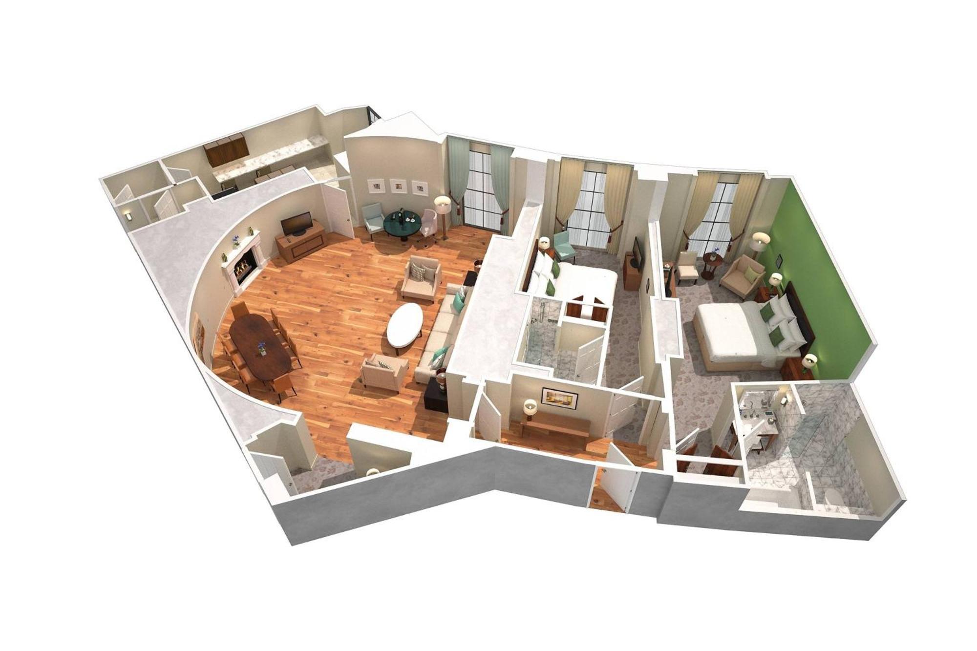 St. Pancras Renaissance Hotel Λονδίνο Εξωτερικό φωτογραφία 3D floor plan